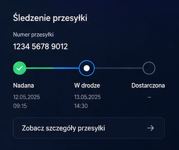 Śledzenie przesyłki w Orderlink